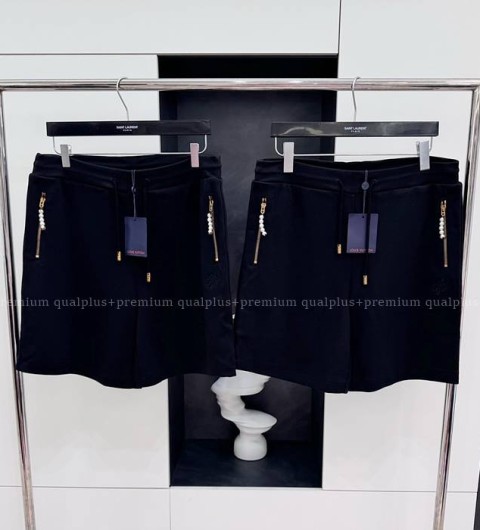 루이비통 엠브로이더드 저지 쇼츠 반바지