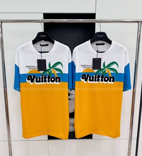 루이비통 로고 반팔티셔츠