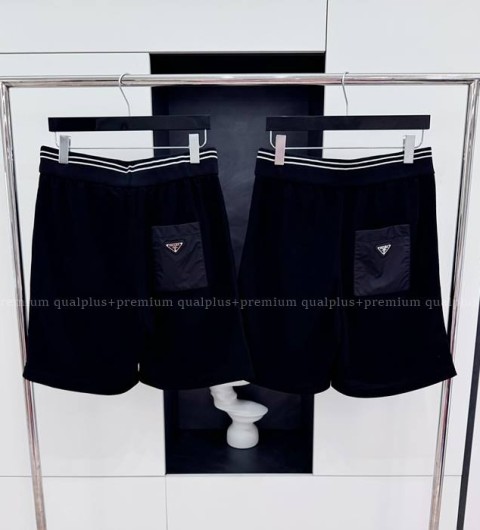 프라다 포켓 로고 반바지