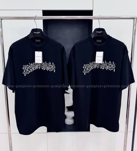 발렌시아가 로고 반팔티셔츠