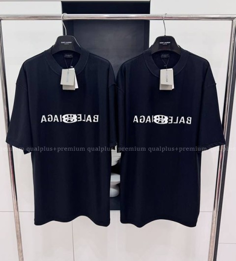 발렌시아가 로고 반팔티셔츠