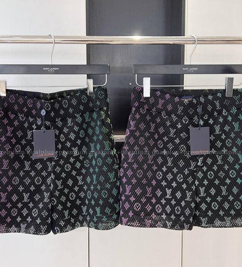 루이비통 레인보우 모노그램 쇼츠 반바지