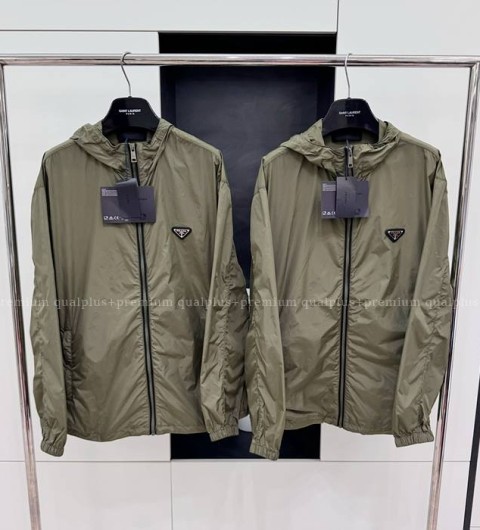 프라다 로고 윈드브레이커 자켓