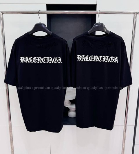 발렌시아가 백로고 반팔티셔츠