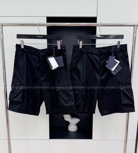 프라다 로고 카고 쇼츠 반바지