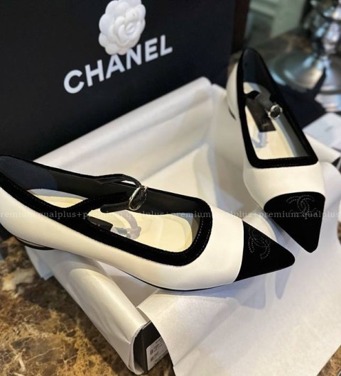 샤넬 22K 슬링백 펌프스 여성용