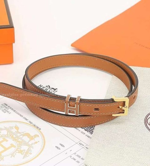 [국내배송] 에*메스 H포인트 브라운 벨트