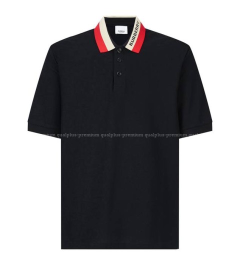 버버리 코튼 폴로 반팔티셔츠