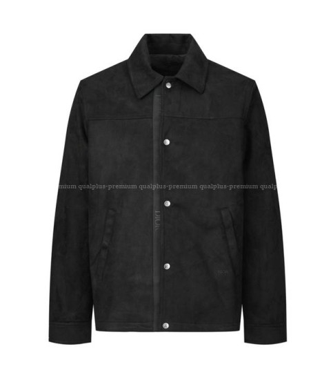 디올 로고 스웨이드 자켓