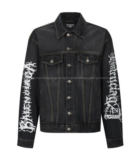 발렌시아가 DIY 메탈 데님 자켓