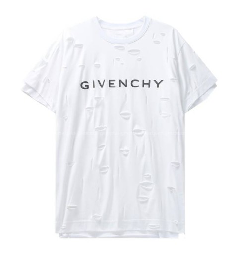 지방시 레이어드 빈티지 반팔티셔츠