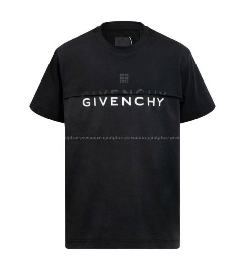 지방시 레이어드 로고 반팔티셔츠