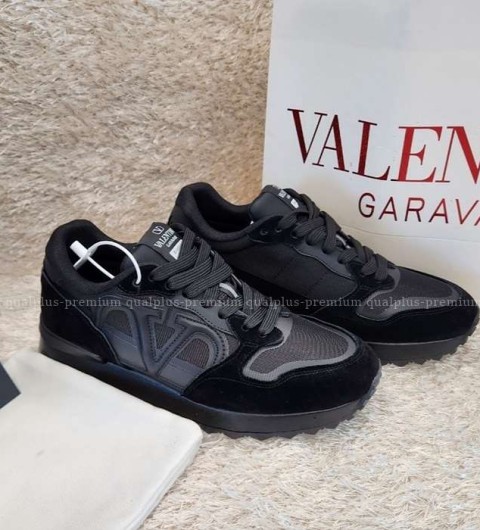 [국내배송] 발*티노 V로고 페이스 로우탑 스니커즈