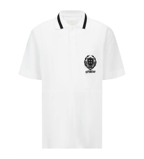 지방시 크레스트 로고 폴로 반팔티셔츠