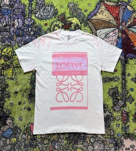 로에베 애너그램 페인팅 반팔티셔츠