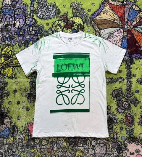 로에베 애너그램 페인팅 반팔티셔츠