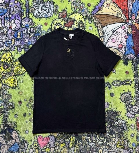 로에베 애너그램 자수 니트 반팔 여성용