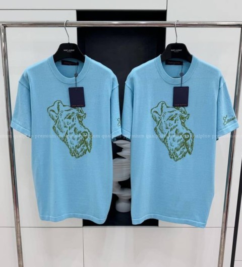 루이비통 캐릭터 니트 반팔