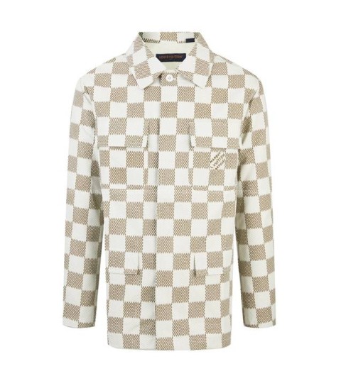 루이비통 다미에 코튼 오버셔츠 자켓