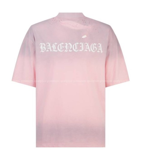 발렌시아가 백로고 반팔티셔츠