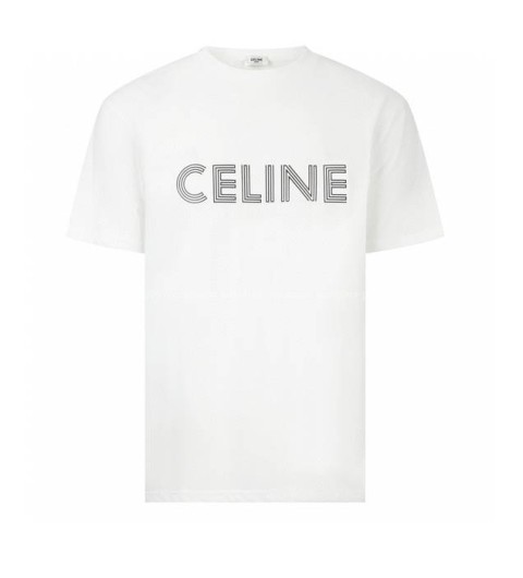 셀린느 로고 반팔티셔츠