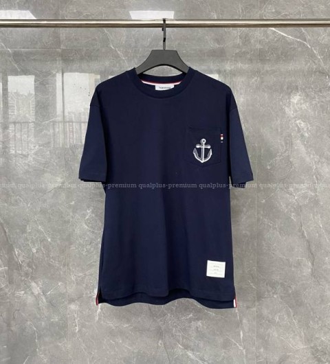 톰브라운 앵커 인따르시아 반팔티셔츠