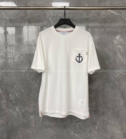 톰브라운 앵커 인따르시아 반팔티셔츠