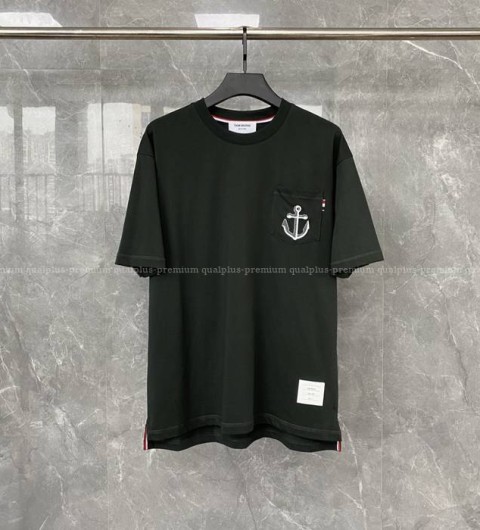 톰브라운 앵커 인따르시아 반팔티셔츠