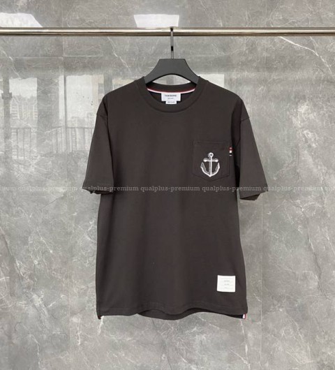 톰브라운 앵커 인따르시아 반팔티셔츠