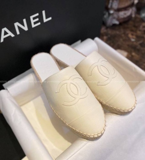 샤넬 CC 에스파드리유 뮬 여성용