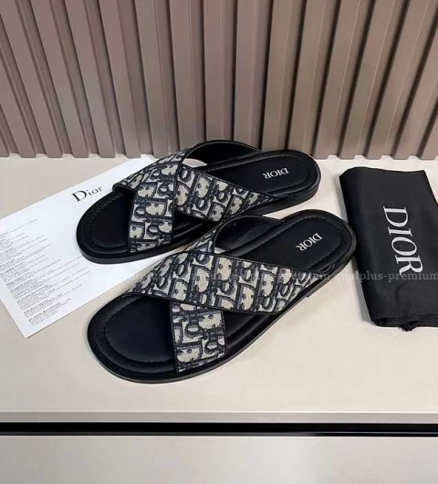 [국내배송] 디* 오블리크 자카드 샌들