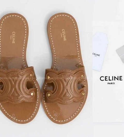 [국내배송] 셀*느 뮬 슬리퍼 브라운