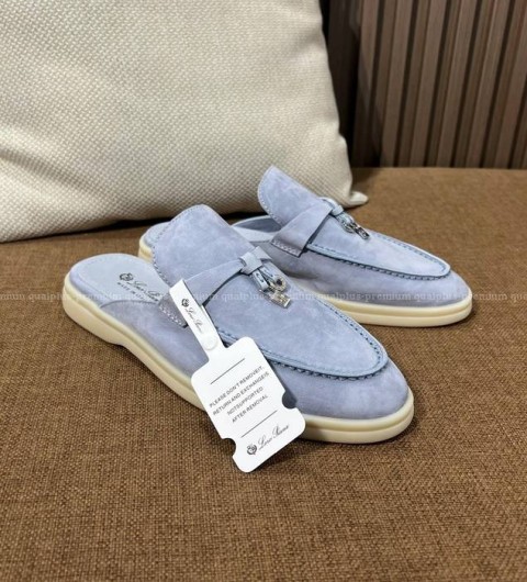 로로피아나 참스 워크 바부슈 로퍼 뮬 여성용