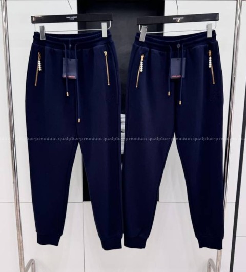 루이비통 엠브로이더드 저지 조깅 팬츠