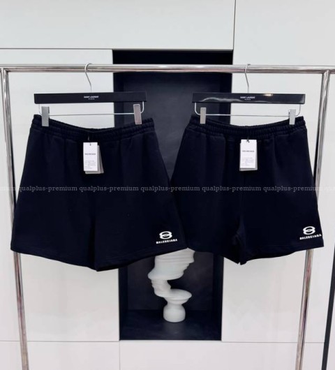 발렌시아가 로고 쇼츠 반바지