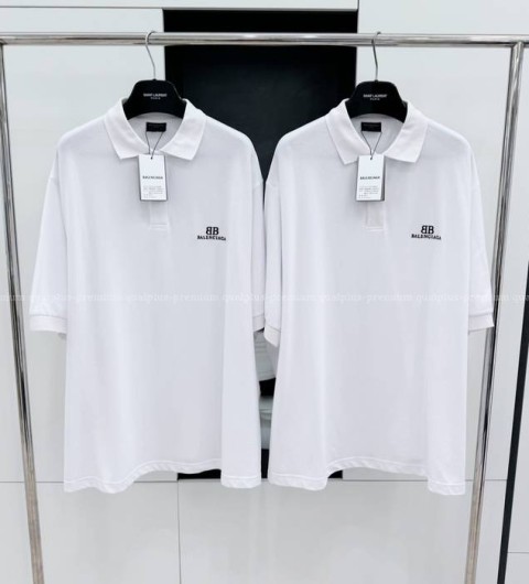 발렌시아가 BB 로고 폴로 반팔티셔츠