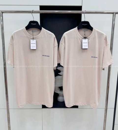 발렌시아가 로고 반팔티셔츠