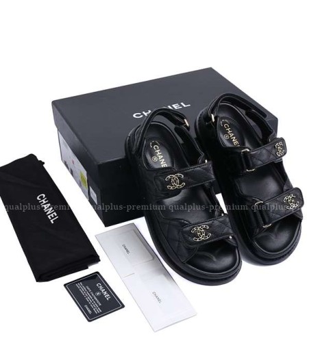 [국내배송] 샤* 벨크로 퀼팅 샌들