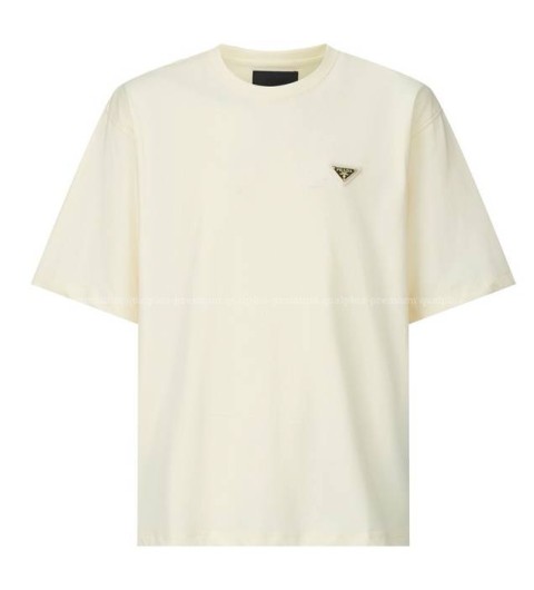 프라다 로고 반팔티셔츠