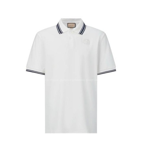 구찌 GG 폴로 저지 반팔티셔츠