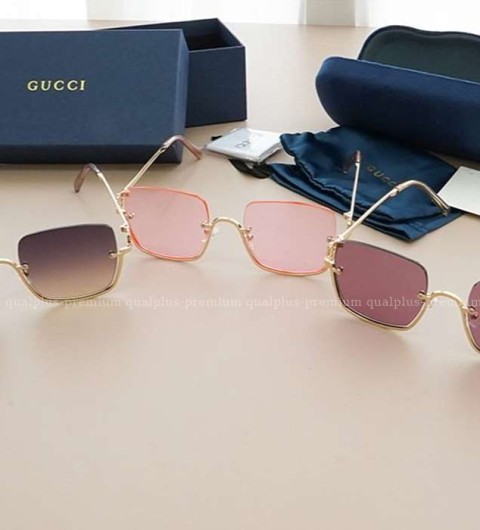 [국내배송] 구* 반무테 금장레이어 선글라스 (3color)