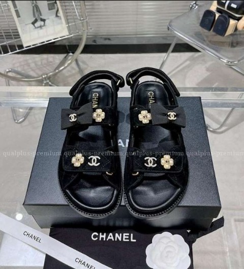 [국내배송] 샤* 리본 벨크로 샌들