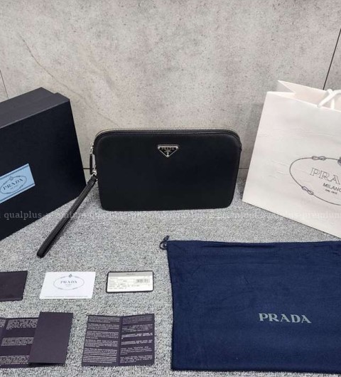 [국내배송] 프*다 사피아노 가죽 파우치