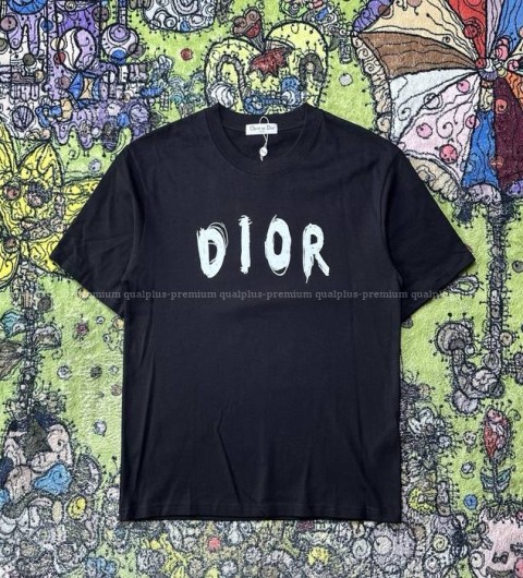 디올 로고 반팔티셔츠