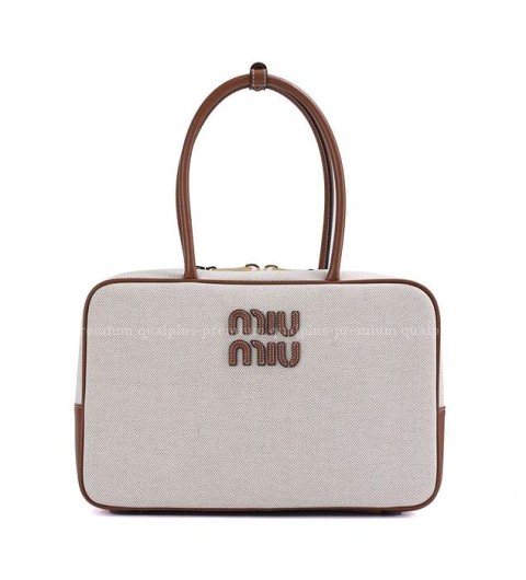 [국내배송] 미*미우 캔버스 탑 핸들백