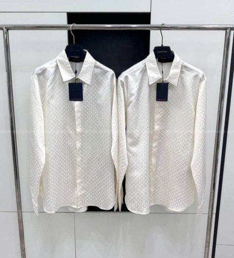 루이비통 모노그램 롱 슬리브드 셔츠