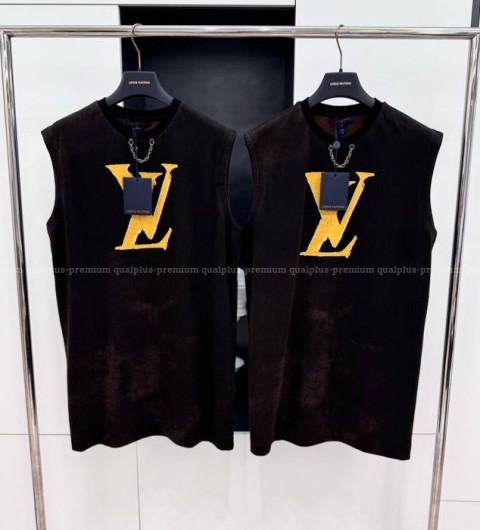 루이비통 LV 로고 슬리브리스 나시티셔츠