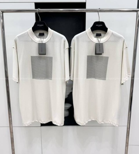 발렌시아가 스퀘어 로고 반팔티셔츠