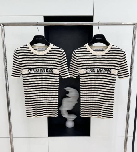 디올 리베이라 니트 반팔 여성용