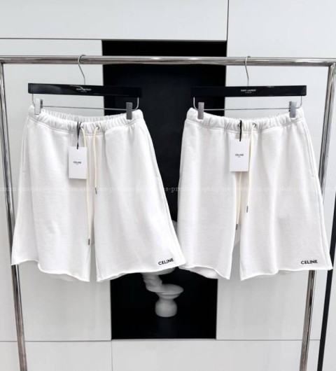 셀린느 로고 쇼츠 반바지